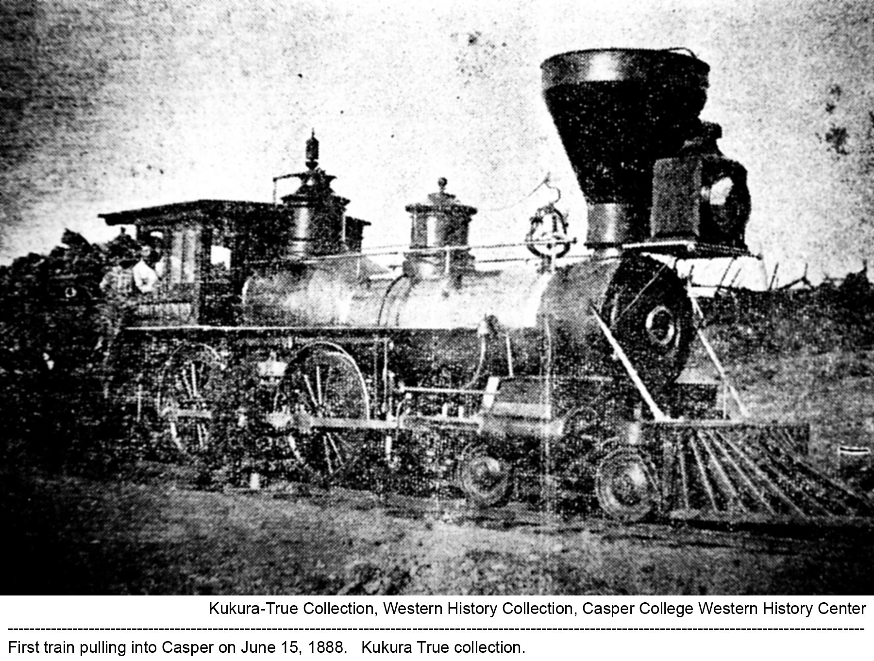 First train into Casper in 1888