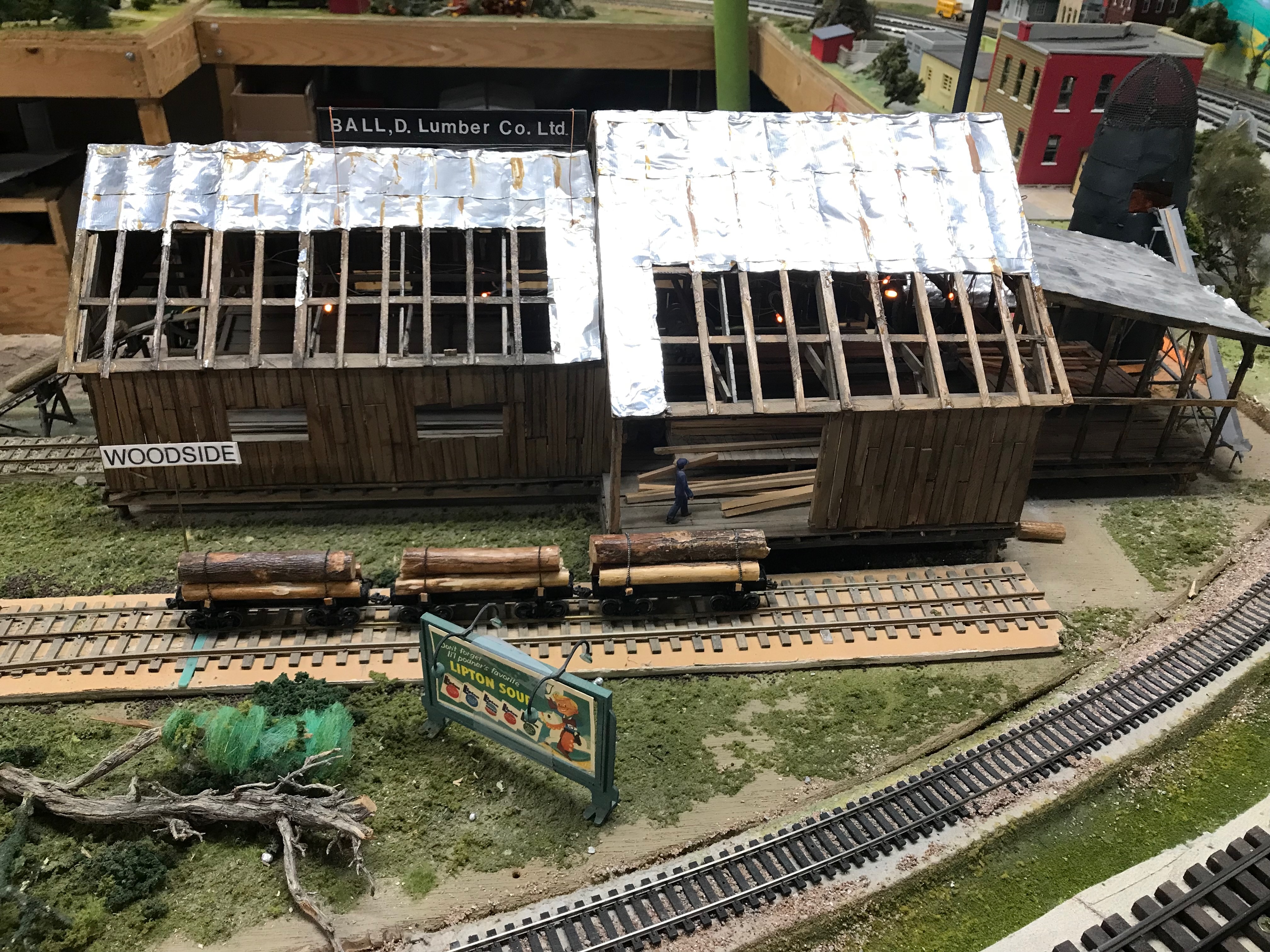 O-Scale Sawmill